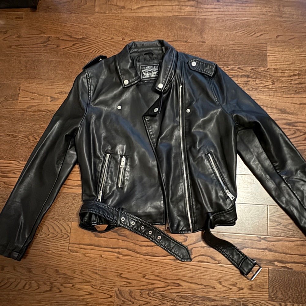 Levi's Black Leather Jacket